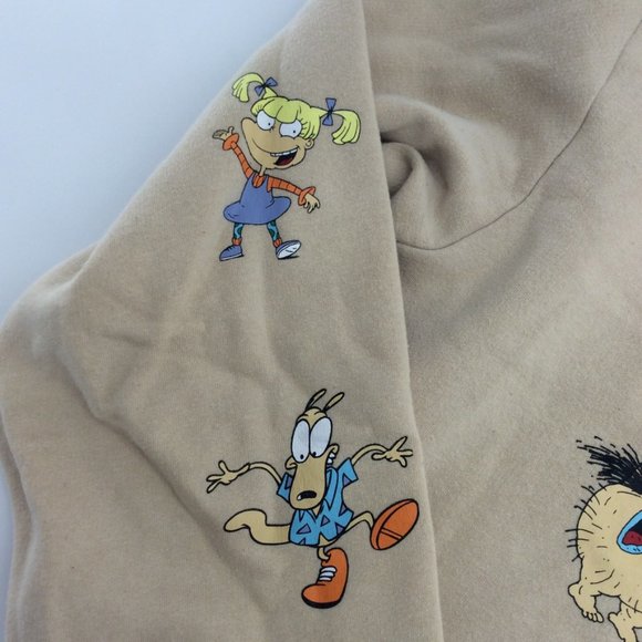 XL Rugrats Ahh Real Monsters Rugrats Rocco's Life Hey Arnold Hoodie - Picture 3 of 6